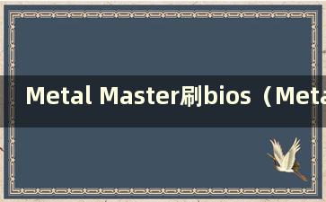 Metal Master刷bios（Metal Master w使用方法）